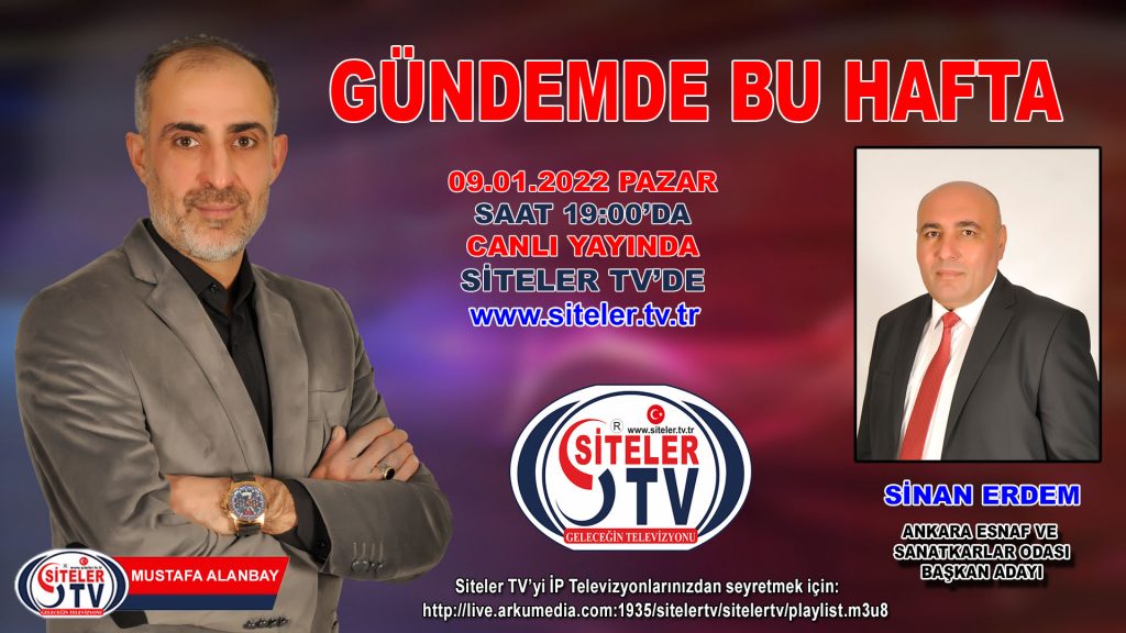 GÜNDEMDE BU HAFTA Programında Mustafa ALANBAY'ın konuğu GÜNDEMDE BU HAFTA Programında Mustafa ALANBAY'ın konuğu