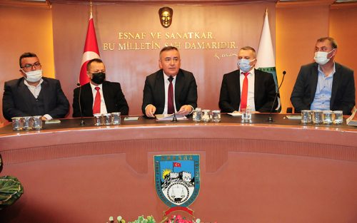 Ankara Mermerciler Esnaf Odası mevcut Başkan Mehmet Ali Okumuş güven tazeledi