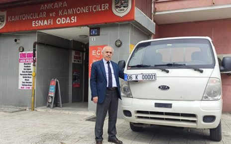 Ankara Kamyoncular ve Kamyonetçiler Esnaf Odası Başkanı Metin Özel: Ankara'da "K" Plakası uygulamasına geçildi