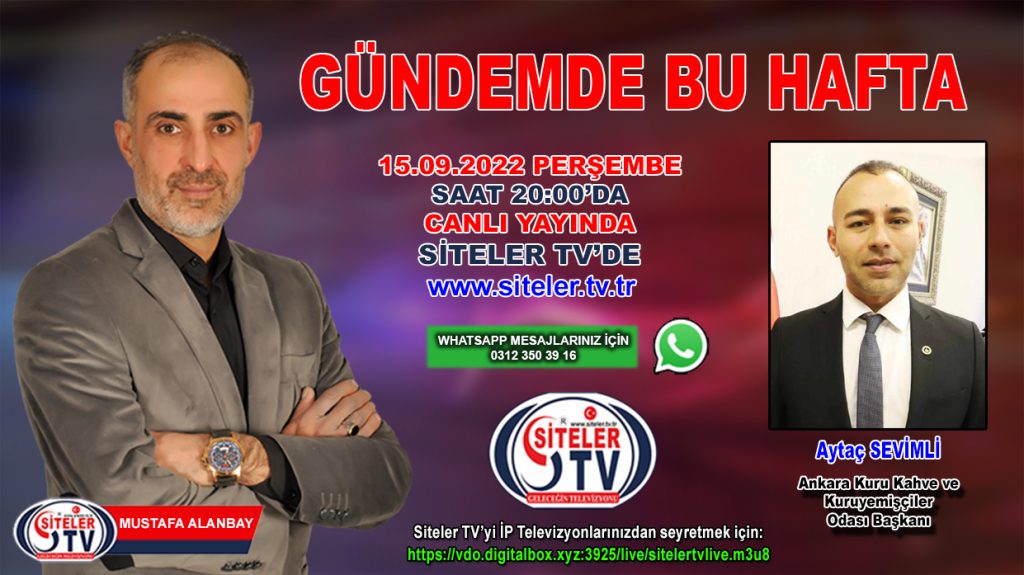 Mustafa ALANBAY ile GÜNDEMDE BU HAFTA Programı 7. Bölüm Aytaç Sevimli