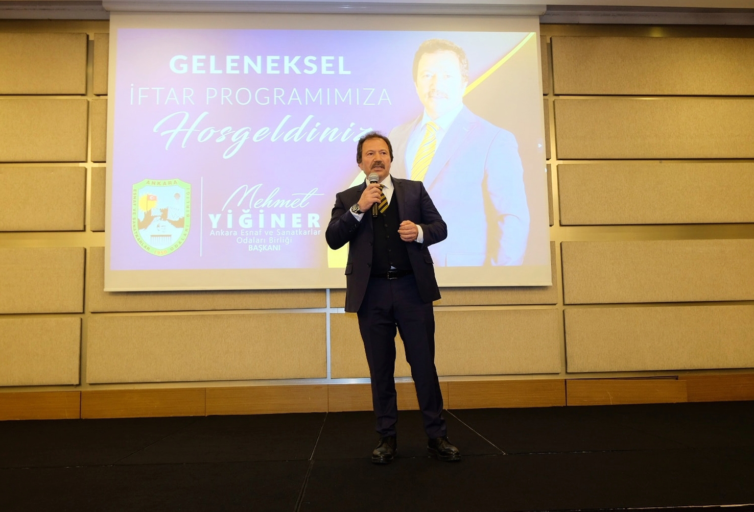 Mehmet Yiğiner, Malatya’da yapımını üstlendikleri esnaf çarşısı için…