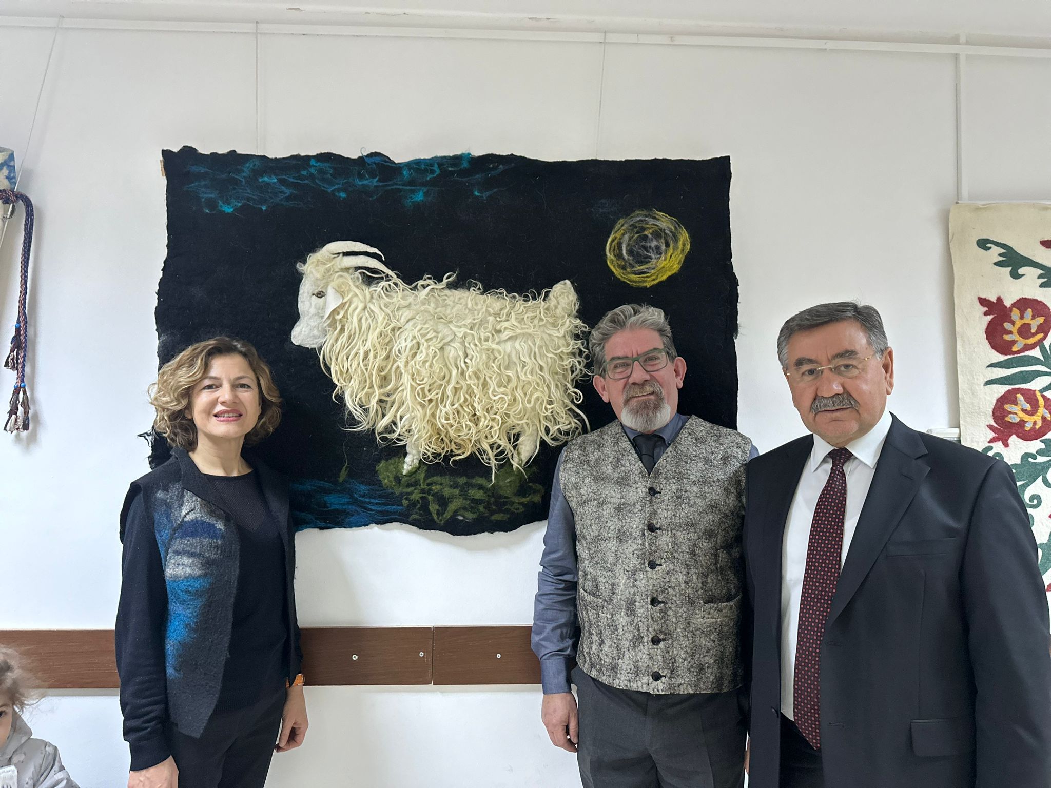 Ankara Kulübü’nde Keçe Sanatı görücüye çıktı …2023-11