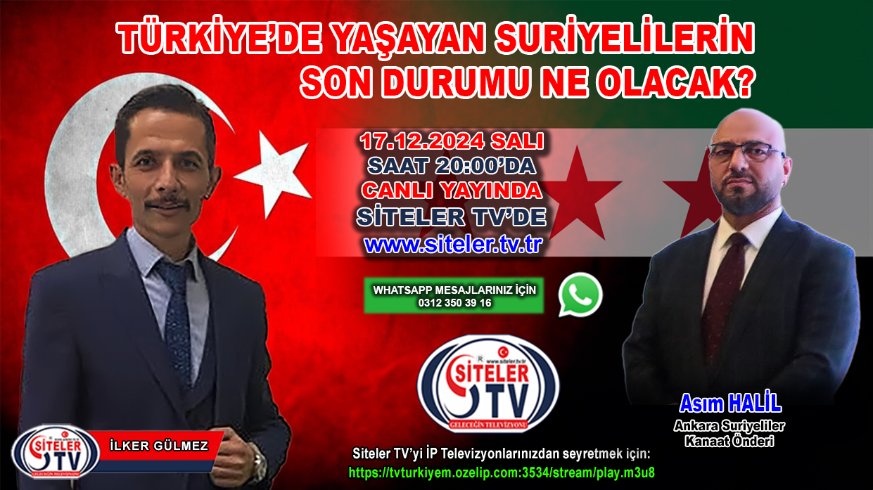 İlker Gülmez Ankara’daki Suriyelilerin Kanaat Önderi Asım Halil’i Konuk Ediyor 2024