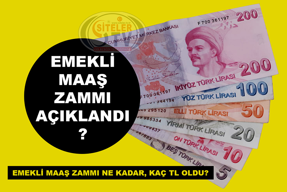 EMEKLİ MAAŞ ZAMMI AÇIKLANDI 2025 EMEKLİ MAAŞ ZAMMI_SİTELER TV