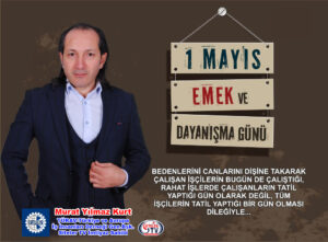 TÜRAV Genel Başkanı Murat Yılmaz Kurt 1 Mayıs İşçi Bayramı_Siteler TV