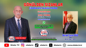 Hüseyin Ünlü Gönülden Sızanlar Şiir Programı_Durak Turan Düz_Siteler TV