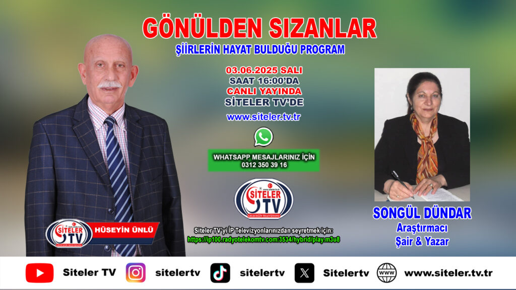 Hüseyin Ünlü İle Gönülden Sızanlar 2 Bölüm...2025 Hüseyin Ünlü Gönülden Sızanlar Şiir Programı_Songül Dündar_Siteler TV