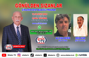 Hüseyin Ünlü Gönülden Sızanlar_Şair Ali Rıza DEMİR_Reis Ayar_Siteler TV