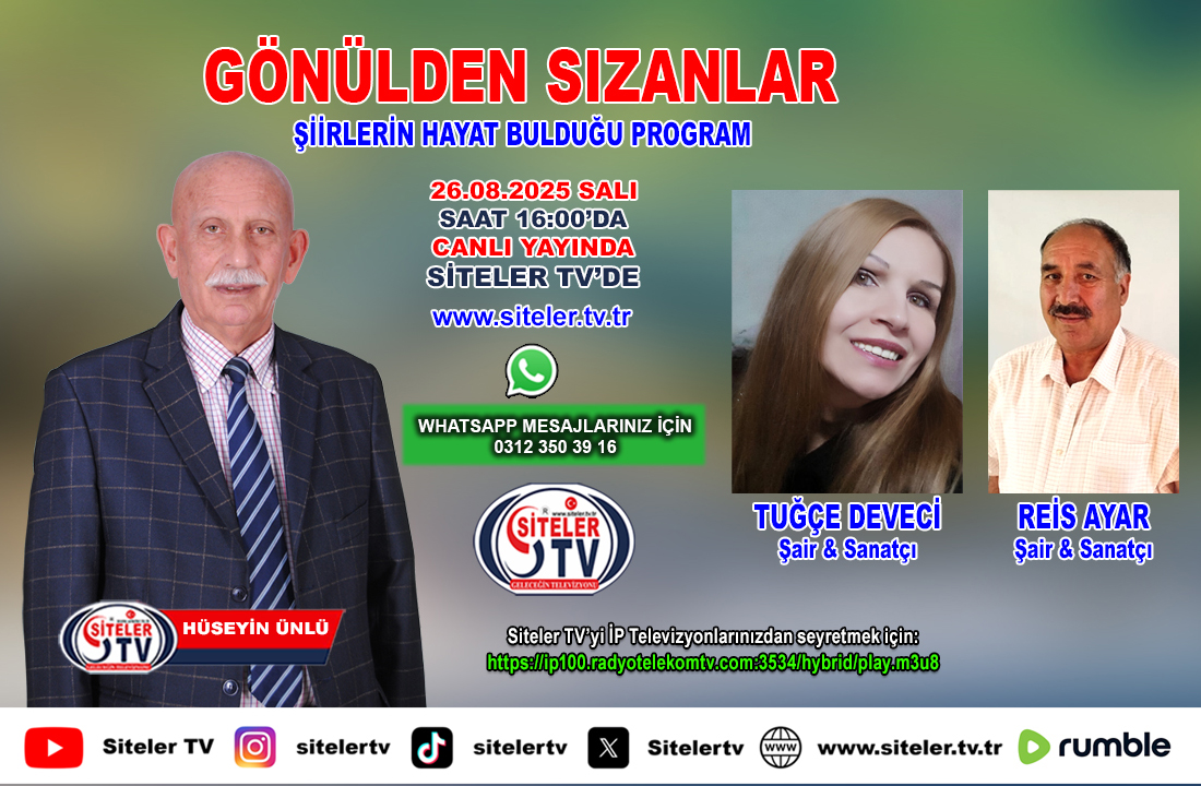 Şair Hüseyin Ünlü İle Gönülden Sızanlar 9…2025