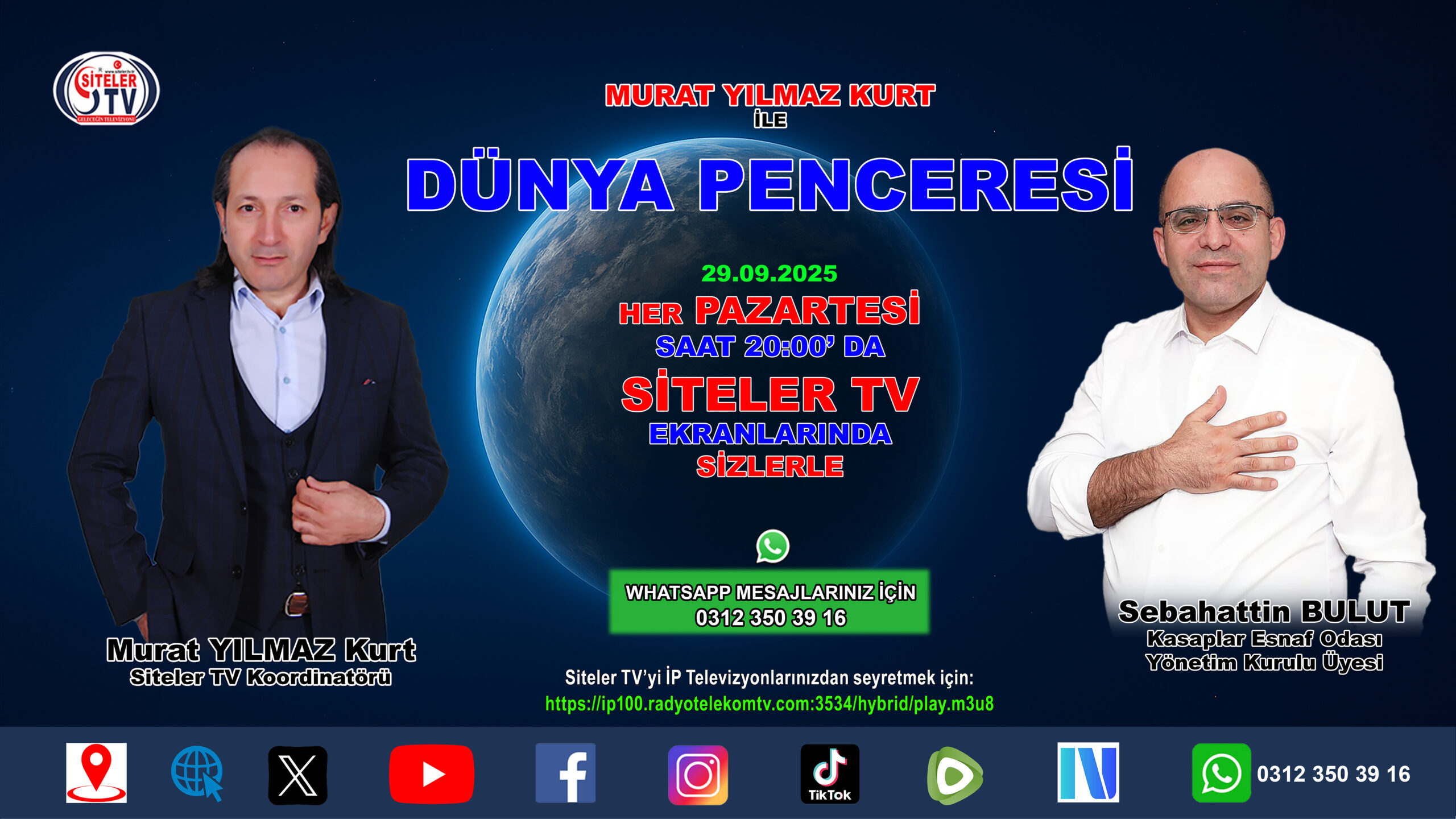 Murat YILMAZ Kurt ile Dünya penceresi 72. Bölüm_Siteler TV