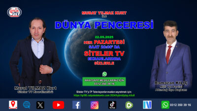 Murat Yılmaz Kurt İle Dünya penceresi 71 Bölüm Milli Yol Partisi Ramazan Kılıç_Siteler TV