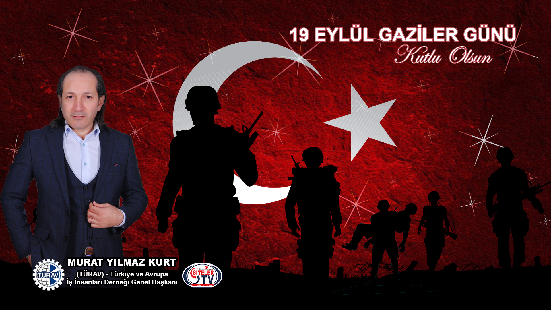 TÜRAV Genel Başkanı Murat Yılmaz Kurt 19 Eylül Gaziler Günü_Siteler TV