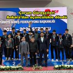 Çorum Güreşçileri Ankara dan üçüncülükle döndü_Siteler TV