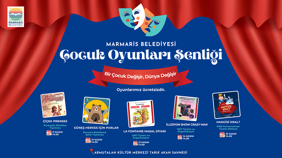 MARMARİS BELEDİYESİ’NDEN ÇOCUKLARA ARA TATİL ARMAĞANI…2025