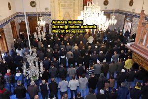 Ankara Kulübü Derneği'nden Anlamlı Mevlit_Siteler TV