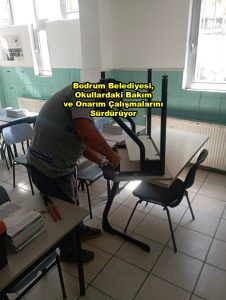 Bodrum Belediyesi Okullardaki Bakım ve Onarım Çalışmalarını Sürdürüyor_Siteler TV