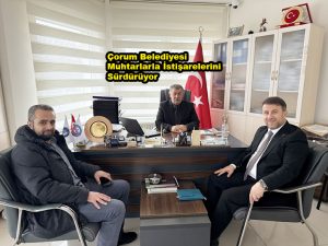 Çorum Belediyesi Muhtarlarla İstişarelerini Sürdürüyor_Siteler TV