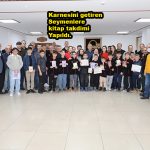 Karnesini getiren Seymenlere kitap takdimi_Siteler TV