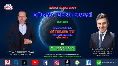 Murat Yılmaz Kurt ile Dünya Penceresi 85. Bölüm de Ankara Fotoğrafçılar Esnaf Ve Sanatkarlar Odası Başkanı Fevzi GÜNDOĞDU_Siteler TV