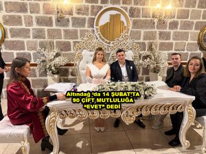 Altındağ da 14 ŞUBAT TA 90 ÇİFT MUTLULUĞA “EVET” DEDİ_Siteler TV