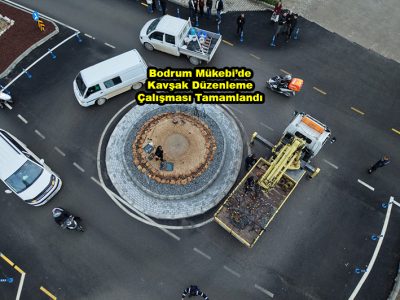 Bodrum Mükebi de Kavşak Düzenleme Çalışması Tamamlandı_Siteler TV