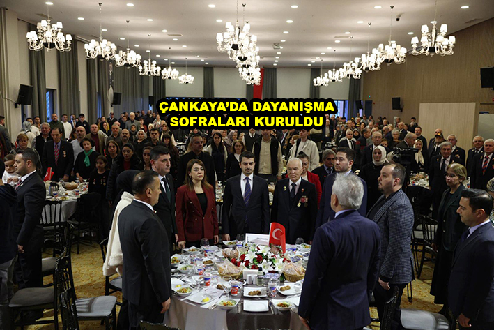 ÇANKAYA DA DAYANIŞMA SOFRALARI KURULDU …2026