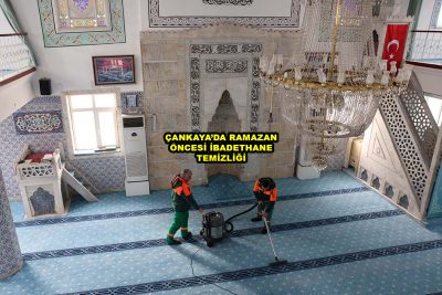 ÇANKAYA DA RAMAZAN ÖNCESİ İBADETHANE TEMİZLİĞİ_Siteler TV