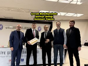 Çorum Belediyesinde Şantiye Şefliği Semineri Yapıldı_Siteler TV