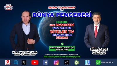 Dünya penceresi 89. Bölüm Konuğu Milli Yol Partisi Genel Başkanı Remzi Çayır_Siteler TV