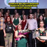 ÇANKAYA BELEDİYE BAŞKANI HÜSEYİN CAN GÜNER DEN 8 MART MESAJI_Siteler TV