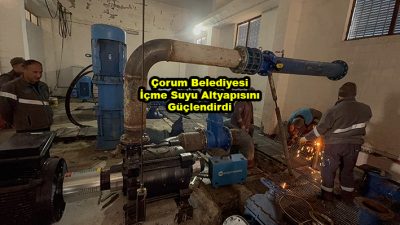 Çorum Belediyesi İçme Suyu Altyapısını Güçlendirdi_Siteler TV