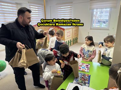 Çorum Belediyesi nden Çocuklara Ramazan İkramı_Siteler TV