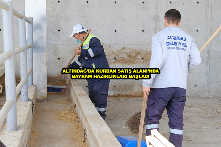 ALTINDAĞ DA KURBAN SATIŞ ALANI NDA BAYRAM HAZIRLIKLARI BAŞLADI_Siteler TV