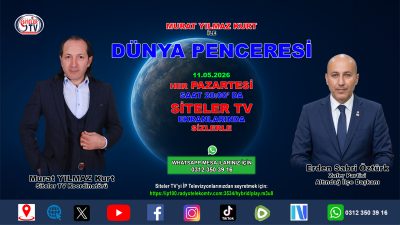Dünya penceresi 92. Bölüm Konuğu Zafer Partisi Altındağ İlçe Başkanı Erden Sabri Öztürk_Siteler TV