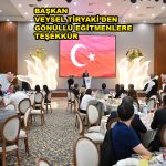 BAŞKAN VEYSEL TİRYAKİ’DEN GÖNÜLLÜ EĞİTMENLERE TEŞEKKÜR_SİTELER TV