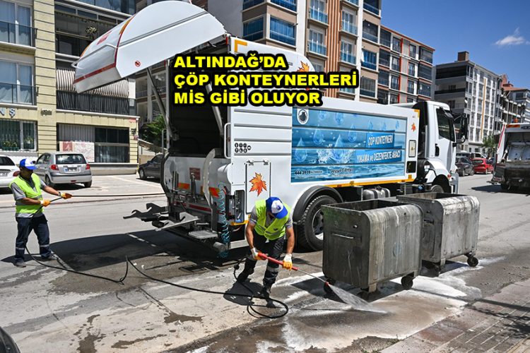ALTINDAĞ'DA ÇÖP KONTEYNERLERİ MİS GİBİ OLUYOR_SİTELER TV