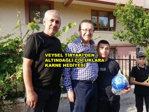 BAŞKAN VEYSEL TİRYAKİ’DEN ALTINDAĞLI ÇOCUKLARA KARNE HEDİYESİ_SİTELER TV
