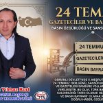 Türav Genel Başkanı Siteler TV Koordinatörü Murat YILMAZ Kurt Gazeteciler Ve Basın Özgürlüğü Bayramı Mesajı_Siteler TV