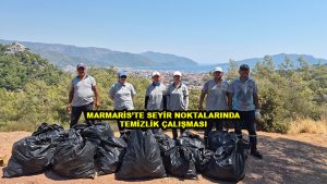 MARMARİS TE SEYİR NOKTALARINDA TEMİZLİK ÇALIŞMASI_Siteler TV