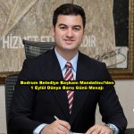Bodrum Belediye Başkanı Mandalinci’den 1 Eylül Dünya Barış Günü Mesajı_Siteler TV