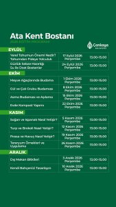 ÇANKAYA BELEDİYESİ KENT BOSTANLARINDA YENİ EĞİTİM DÖNEMİ BAŞLIYOR_Siteler TV