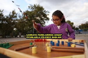 ÇANKAYA PARKLARINDA AHŞAP OYUNLARLA EĞLENCE BAŞLADI_Siteler TV