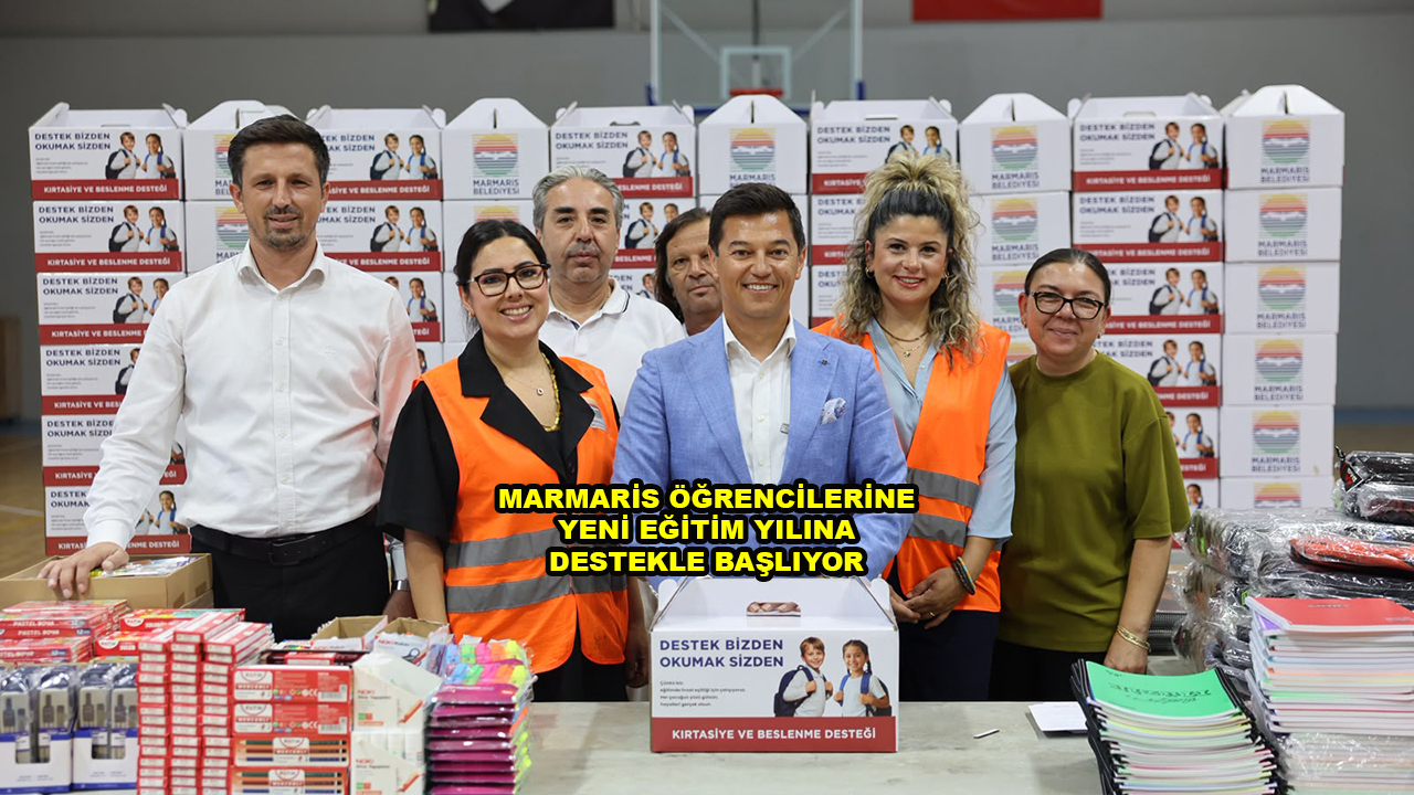 MARMARİS ÖĞRENCİLERİNE YENİ EĞİTİM YILINA DESTEKLE BAŞLIYOR_Siteler TV