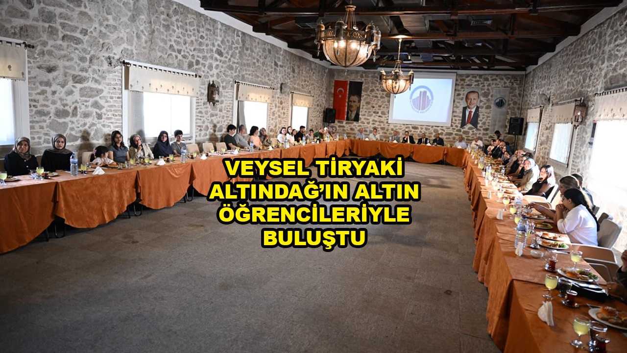 VEYSEL TİRYAKİ ALTINDAĞ’IN ALTIN ÖĞRENCİLERİYLE BULUŞTU_SİTELER TV