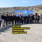 AKYURT ELECİK MAHALLE KONAĞININ TEMELİ ATILDI_SİTELER TV